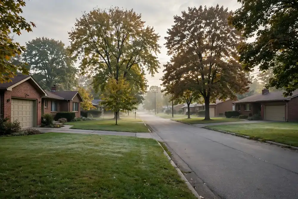 Homes in Dearborn Heights, MI — Prism Roofing service area