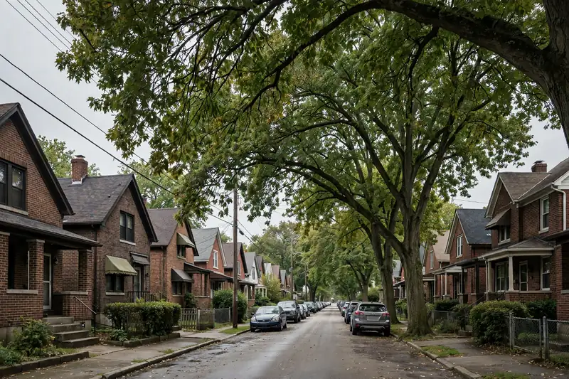 Homes in Lincoln Park, MI — Prism Roofing service area