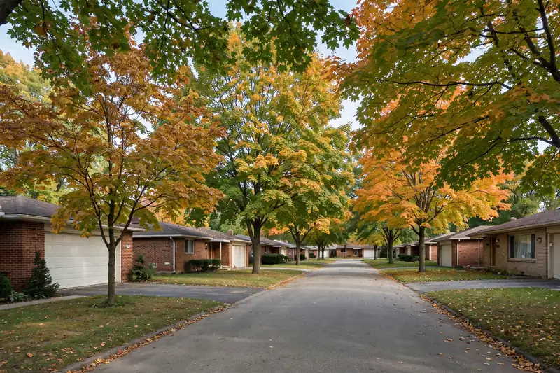 Homes in Redford Township, MI — Prism Roofing service area